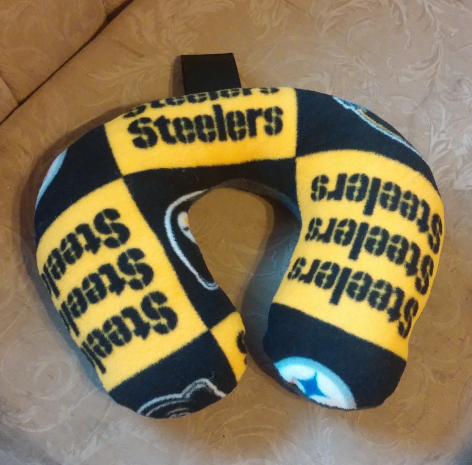 Pittsburgh Steelers Travel Pillow Etsy