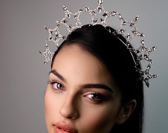 Geburtstagskrone Zum 21. – Strass-Tiara Mit Elastischem Band, Glitzernd, Für Mädchen & Frauen, Geburtstagsdeko