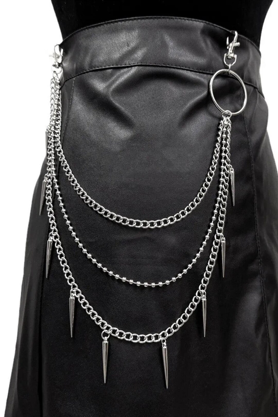 Gothic Punk Chain Belt with Buckle Adjustable Waist for Alternative Styles goth_punk_belt_grande.webp?v=  main image 4
