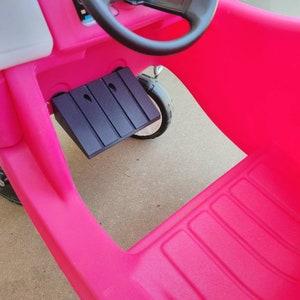 Floorboard/ Foot rest designed to fit Little Tikes cozy coupe push car and cozy truck for cozy coupe makeover