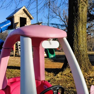 Rear View Mirror Designed to be Compatible with Little Tikes Cozy Coupe