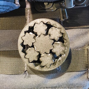 Tactical Fidget Spinner for Molle Mount Police Security and Air Soft