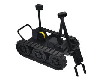 Modelo de robot técnico en desactivación de explosivos EOD – Réplica de exhibición de Centaur Robotics