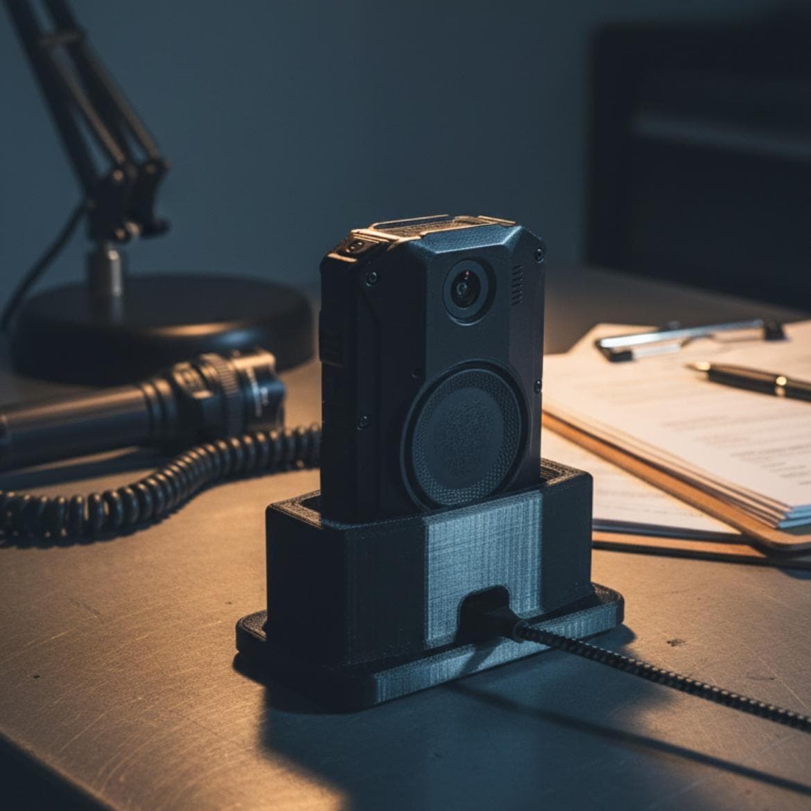 Police Body Camera Charging Dock for Desk – Compatible With Axon
