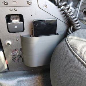 Police Car Magnetic Cell Phone Holder Attaches to Center Console for Law Enforcement and Patrol Car