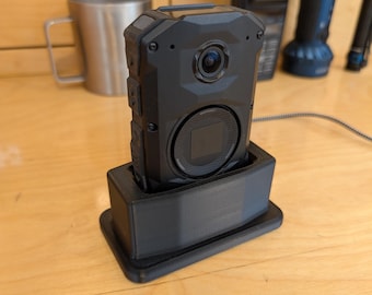 Body Worn Camera Charging Dock or Cradle Compatible with the Axon Body 3 or 4  BWC, Docking Station for Police Cameras.