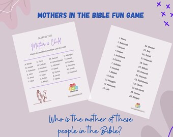 Bible Baby Shower Game - Etsy