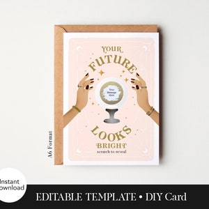 Coupon cadeau futur - Chèque cadeau d’anniversaire, Modèle de coupon d’amour, Modèle de carte à gratter, Coupon cadeau imprimable, Chèque d’anniversaire personnalisé