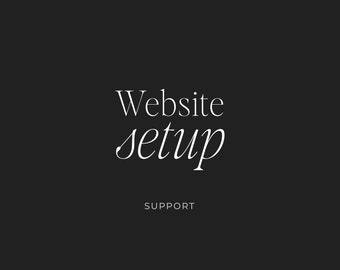 CUSTOM ORDER - Wedding website setup support, Wedding rsvp wesite setup support