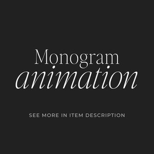 ADD-ON - Monogram Animation