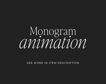 ADD-ON - Monogram Animation