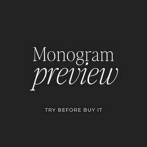 ADD ON - Monogram Logo Preview