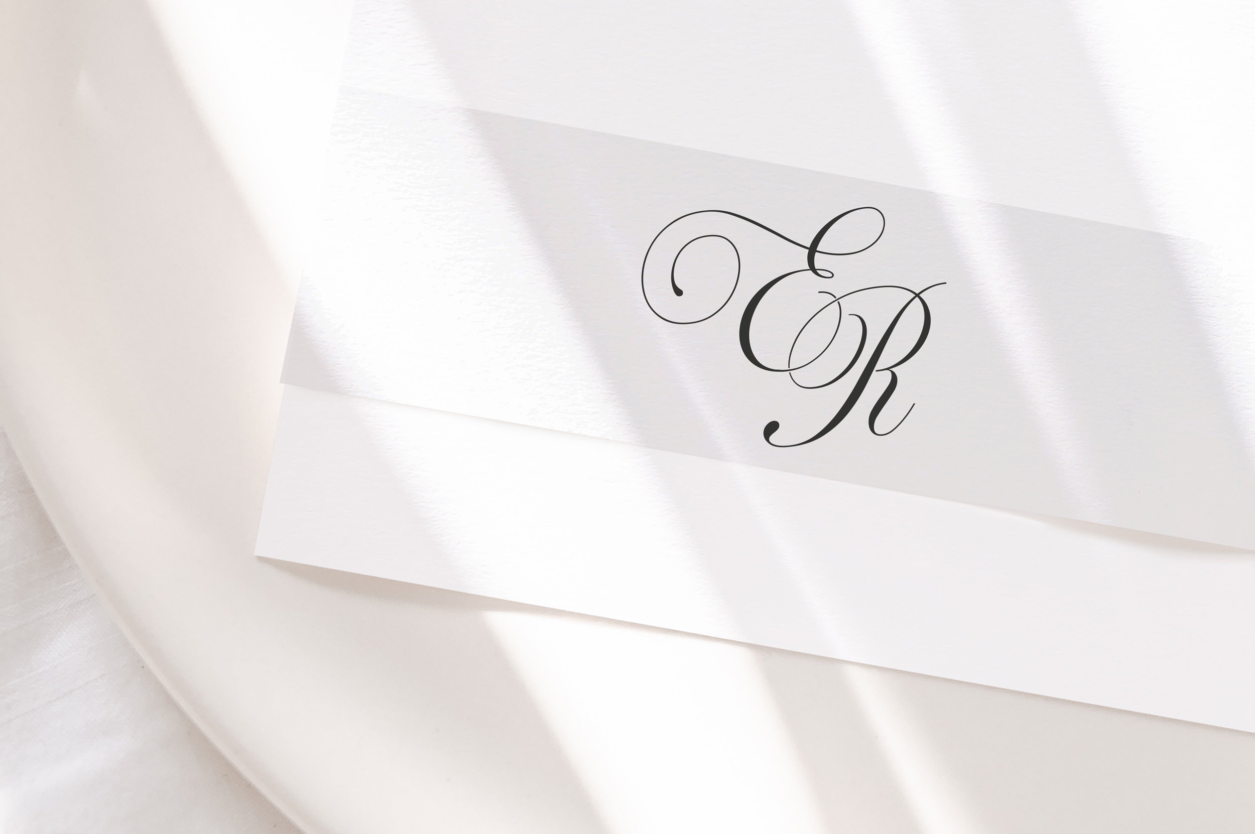 Modern Wedding Monogram, Premade Logo Design, Wedding Couple Logo ...
