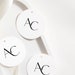 Modern Wedding Monogram, Chic Logo, Sans Serif Couple Logo, Minimalist ...