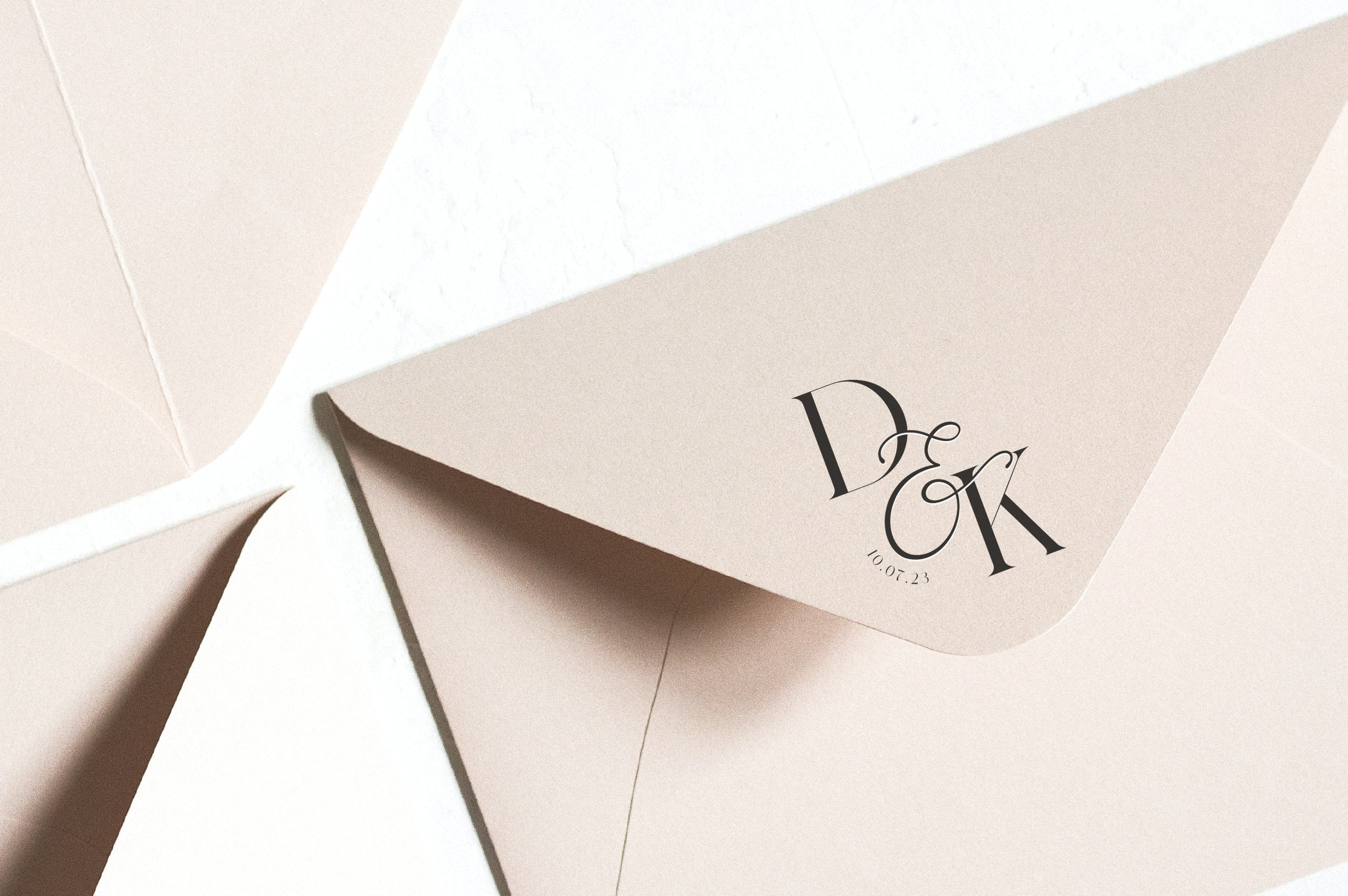 Modern Wedding Monogram, Premade Logo Design, Wedding Couple Logo ...