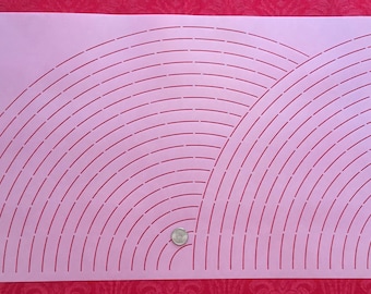 Barb's Baptist Fan Quilt Stencil