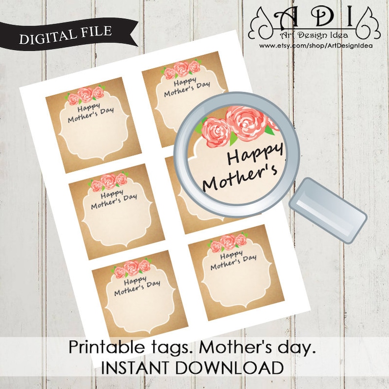 Printable tags. Moms working day Kraft tag Fast Obtain Substantial excellent record pdf 0516 image about Printable Kraft Tags identify Printable tags. Moms working day Kraft tag Immediate Down load Higher high-quality history pdf 0516