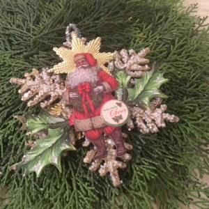 Handcrafted Santa Ornament