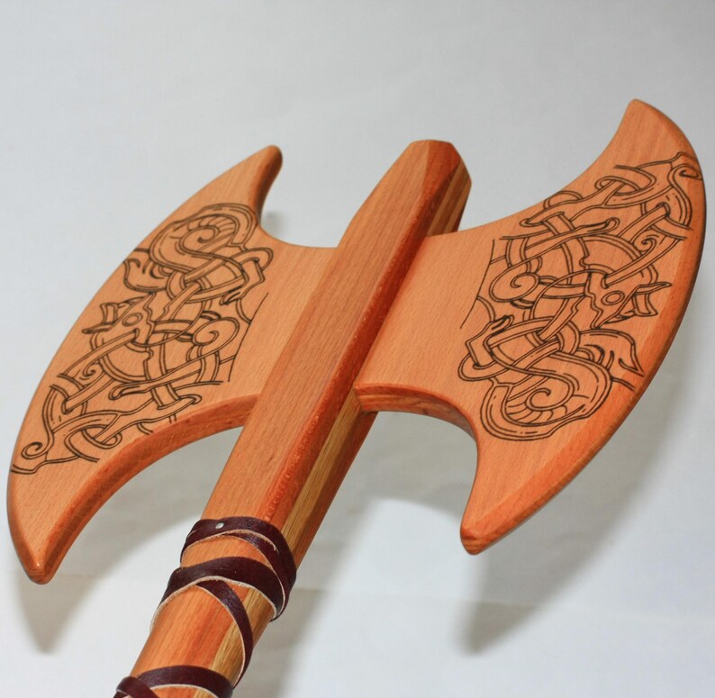 Toy wooden viking axe Etsy