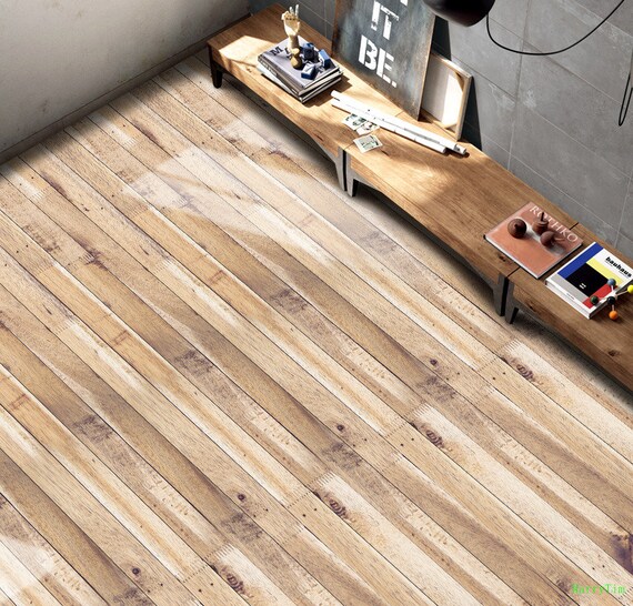 Peel And Stick Floor Planks Vinyl Tiles Wood Pattern Vinyl Etsy