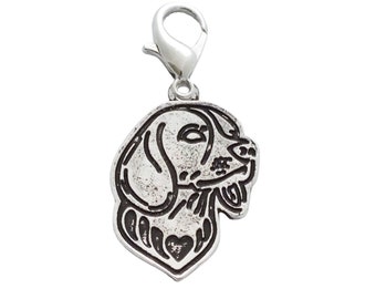 Beagle - Dog Bag Charm - Zipper Zip Charms - Necklace Bracelet Clip-on Pendant