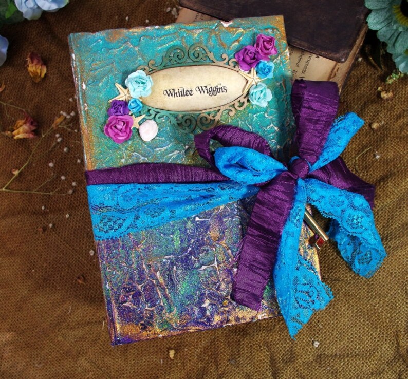 Mermaid Wedding Guest Book Beach Wedding Guestbook Etsy