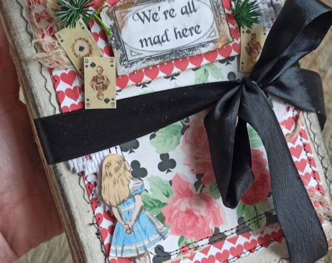 Alice in Wonderland Junk Journal Wonderland Wedding Guest Etsy