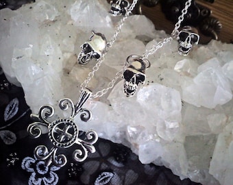 Skull and Cross Necklace