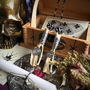 Dance With Death earrings