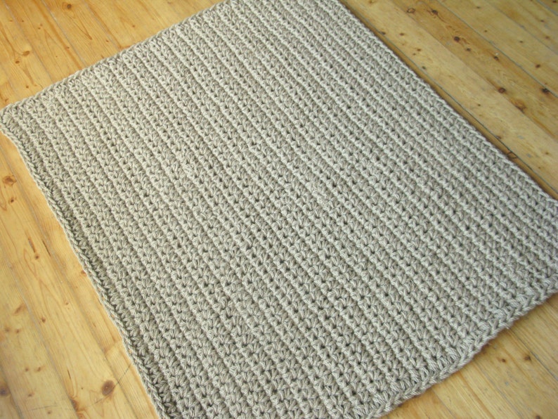 Crochet jute door rug / Jute rope rug / Doormat / Chunky rug / Etsy