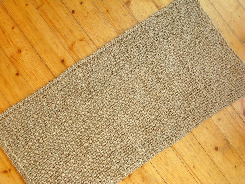 Big Crochet jute door rug / Doormat / rug / 100 Etsy