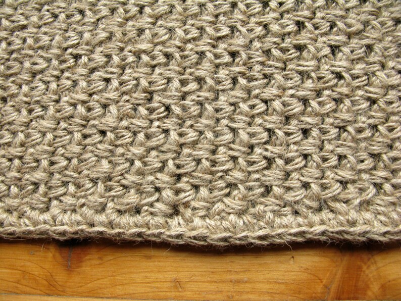 Crochet Jute Door Rug / Doormat / Rug /indoor Outdoor Etsy