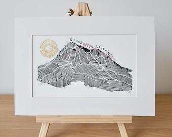 Buachaille Etive Mor - Scottish Munro - Pattern Print