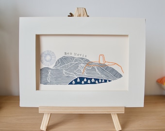 Ben Nevis - Highest Peak - Pattern Print