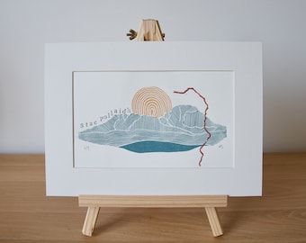 Stac Pollaidh - Scottish Mountain - Pattern Print