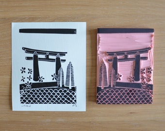 Japanese Mini Prints - Illustrated prints - Trio