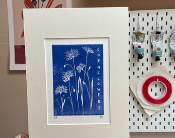 Bleuet, impression au bloc A4