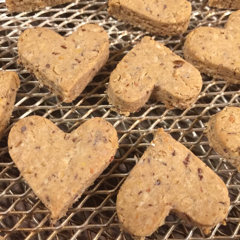 PEANUT BUTTER KISSES Dog Treats Homemade Half Pound Natural Etsy