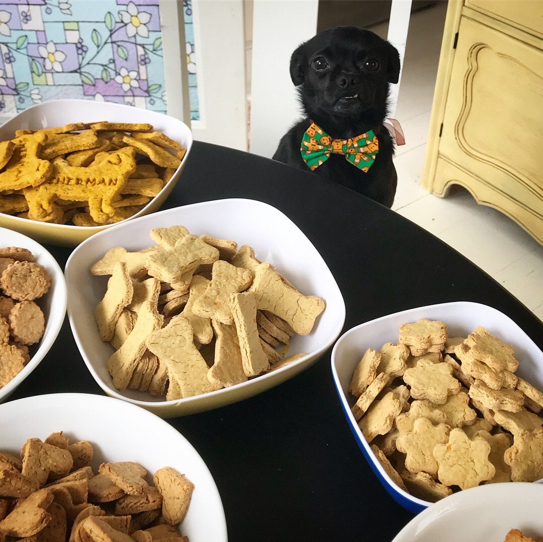 PEANUT BUTTER KISSES Dog Treats Homemade Natural Organic Etsy