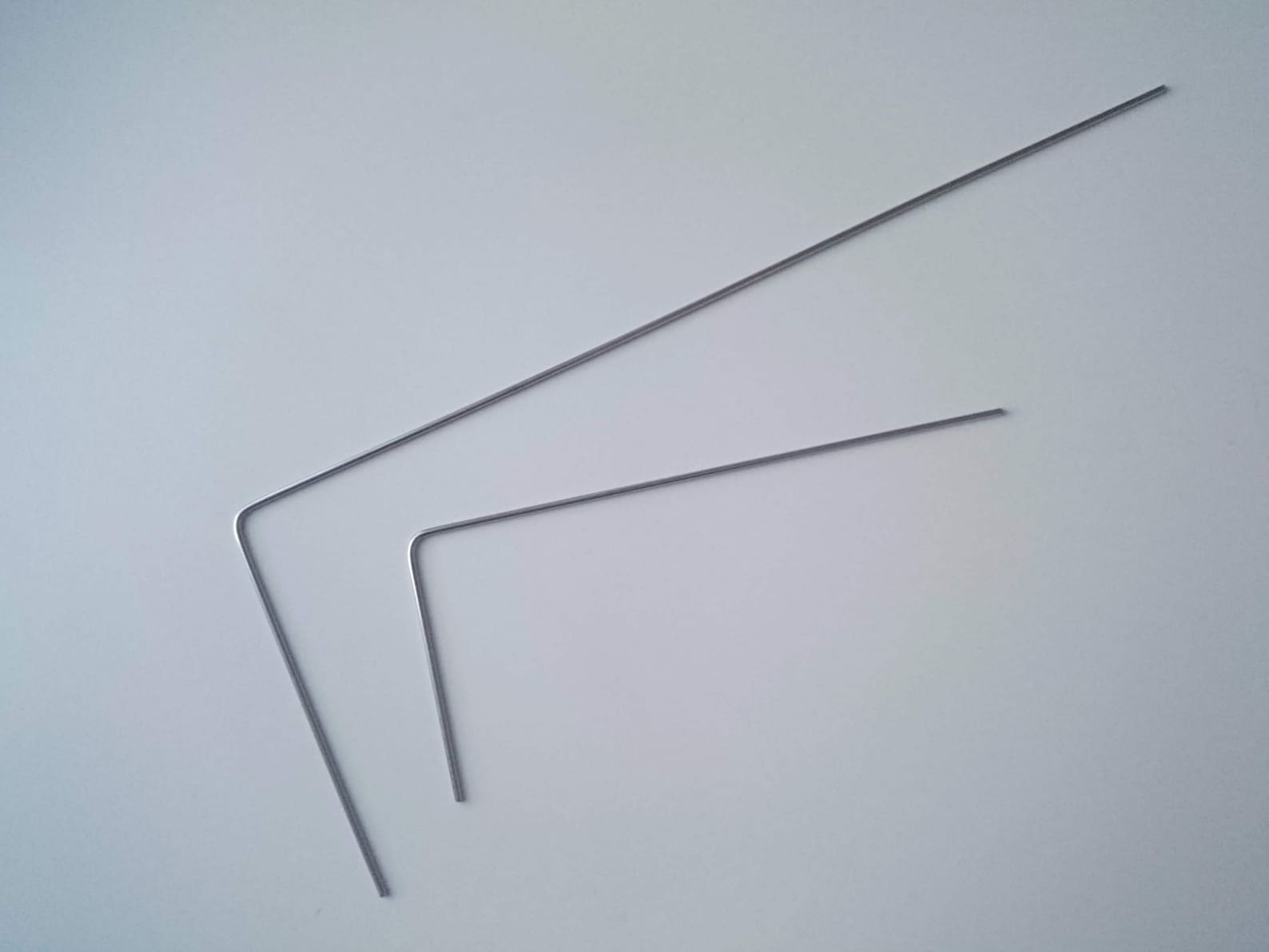 Dowsing Rods Single Package of Dowsing Rods Made From Sleek Stainless Steel - One Regular ...