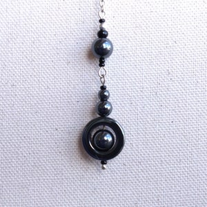 Hematite Bead Pendulum for Dowsing and Energy Clearing