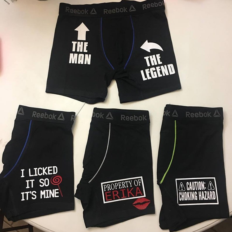 PERSONALIZED Boxer Briefs Valentine's Day Gift for him Etsy