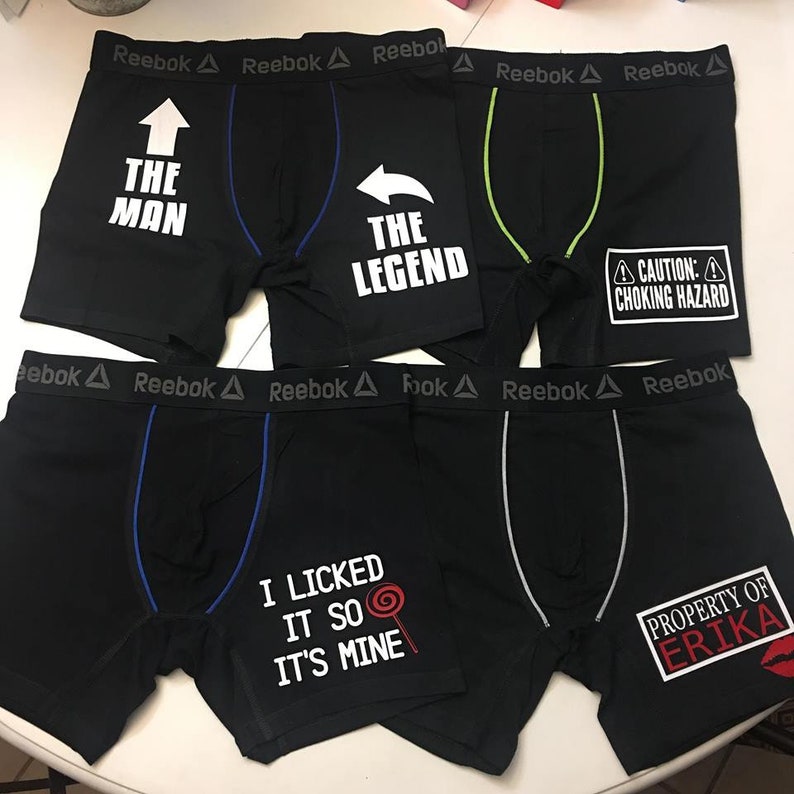 PERSONALIZED Boxer Briefs Valentine's Day Gift for him Etsy
