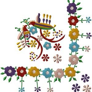 BIRDS AND FLOWERS
