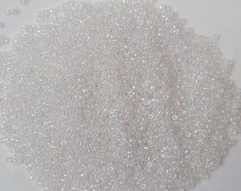 Snow White Seed Beads,White Seed Beads, Seed Bead, Shaker Element, Embellishments, Slime embellishment