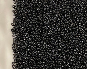 Queen of the Night Tulip Seed Beads, Black Seed Beads, Seed Bead, Shaker Element, Embellishments, Slime embellishment