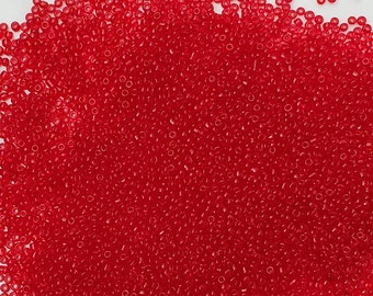 Red Calla Lily Seed Beads, Red Seed Beads, Seed Bead, Shaker Element, Embellishments, Slime embellishment