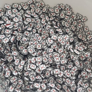 Carta de amor Clay Bits, adornos de arcilla de polímero, adornos de sentimiento de amor, adornos del día de San Valentín, adornos de baba