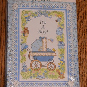 Vintage Birth Announcement Cards // NOS