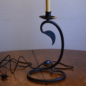 Vintage Wrought Iron Lamp